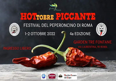 Torna HOTtobre Piccante di “Ipse Dixit”, il Peperoncino Festival di Roma, 1 e 2 ottobre 2022