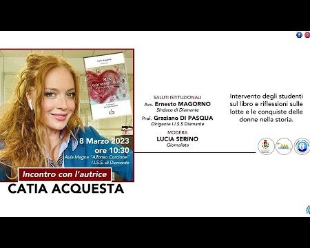 IISS di Diamante: Incontro con la giornalista e scrittrice Catia Acquesta