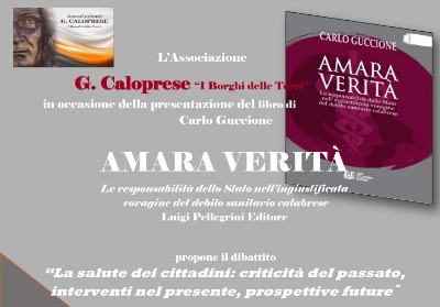 Scalea: Carlo Guccione presenta il suo libro “Amara verità”