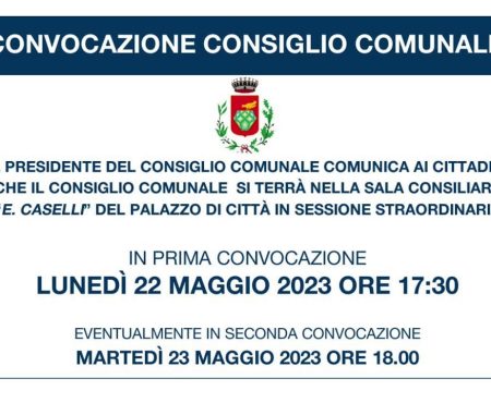 Diamante: Consiglio Comunale del 22/05/2023