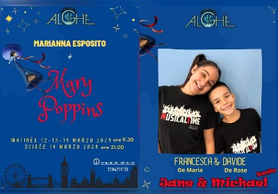 Diamante: Due allievi della MusicalTime nel Cast di Mary Poppins della Compagnia delle Alghe