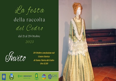 Festa della raccolta del Cedro con gli abiti tradizionali di Santa Domenica Talao