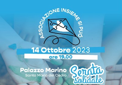 Santa Maria del Cedro. L’associazione “Insieme si Può” si presenta con una serata di solidarietà