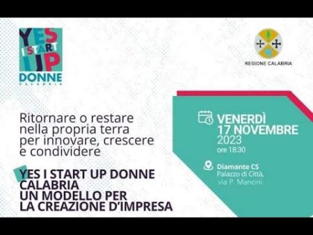 Diamante: Progetto “Yes I start up Donne Calabria”