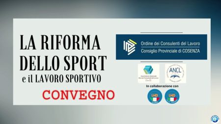 Convegno: “Riforma dello Sport e il Lavoro Sportivo” (integrale)