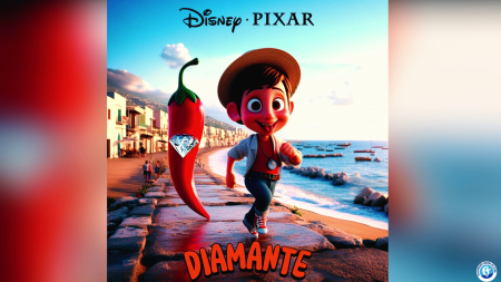 Immagina Diamante in un cartone animato Pixar Disney