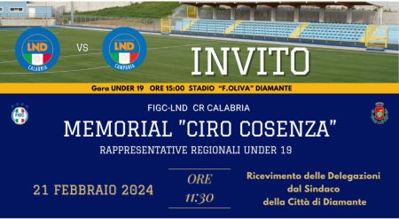 Diamante: Un Memorial in ricordo del Prof. Ciro Cosenza