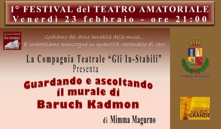Scalea: Prende il via il Festival del Teatro Amatoriale. In scena la compagnia gli In-Stabili