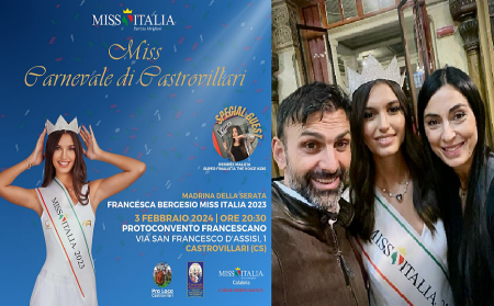 Miss Italia Calabria parte dal Carnevale di Castrovillari