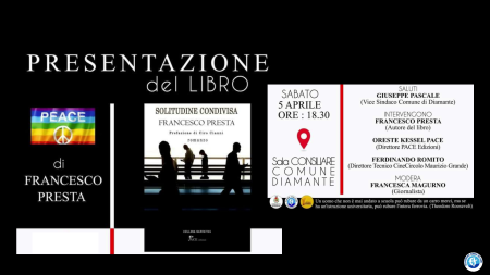 Presentazione del libro “Solitudine Condivisa” di Francesco Presta