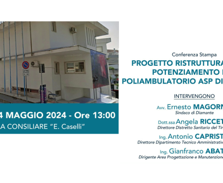 “Ricostruzione e Potenziamento ASP di Diamante”
