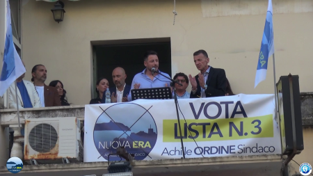 Elezioni a Diamante: Comizio della Lista N.3 NUOVA ERA – 26/05/24