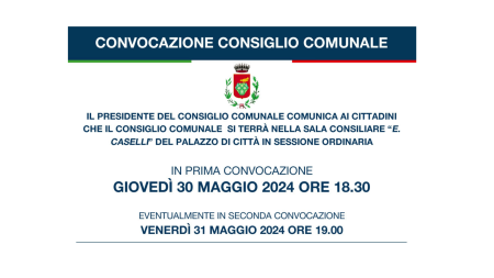 Diamante. Consiglio comunale del 30-05-2024