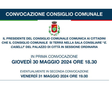 Diamante. Consiglio comunale del 30-05-2024