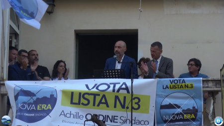 Elezioni a Diamante: Comizio Lista N° 3 NUOVA ERA 31-05-2024