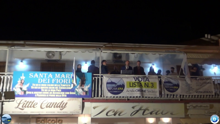 Chiusura campagna elettorale a Cirella Lista N° 3 NUOVA ERA – 06/06/24