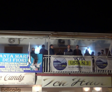 Chiusura campagna elettorale a Cirella Lista N° 3 NUOVA ERA – 06/06/24