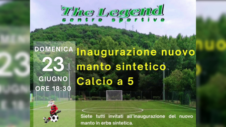 Diamante: Inaugurazione nuovi campi del Centro Sportivo The Legend