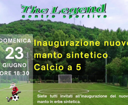 Diamante: Inaugurazione nuovi campi del Centro Sportivo The Legend