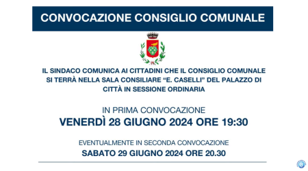 Diamante: Consiglio Comunale del 28/06/24