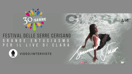 CERISANO: GRANDE ENTUSIASMO PER IL LIVE DI CLARA – Video/Interviste