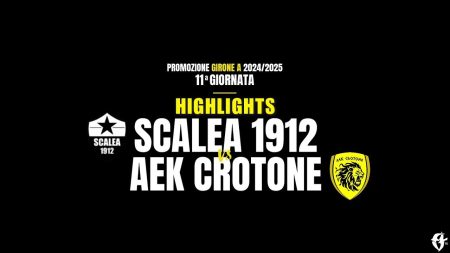 Scalea Calcio 1912 vs Aek crotone 3- 0 Highlights e interviste