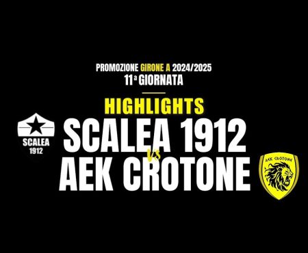 Scalea Calcio 1912 vs Aek crotone 3- 0 Highlights e interviste