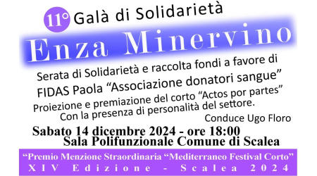 Scalea: XXI Galà di Solidarietà “Enza Minervino”