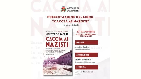 Diamante: Presentazione del libro “Caccia ai nazisti” di Marco De Paolis