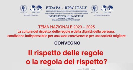 Fidapa di Cosenza e Rende insieme per il convegno “Il rispetto delle regole o la regola del rispetto?”