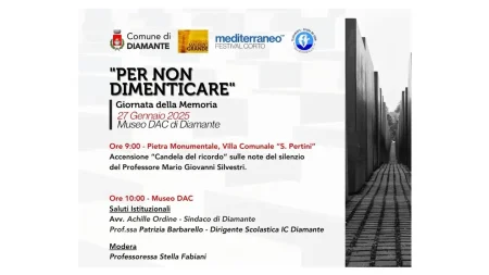 Diamante: Giornata della Memoria. Iniziative “Per non dimenticare” – Reportage 