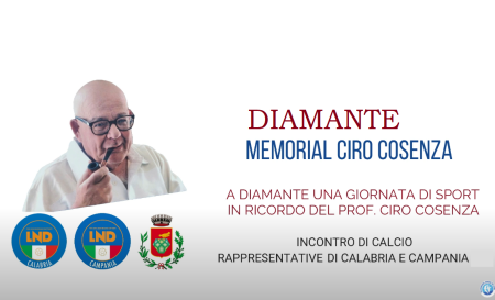 Diamante: Secondo Memorial dedicato al Prof. Ciro Cosenza