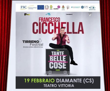 Teatro a Diamante: Standing ovation per Francesco Cicchella