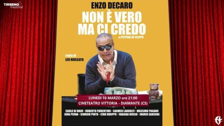 Teatro a Diamante: Ironia e superstizione con Enzo De Caro