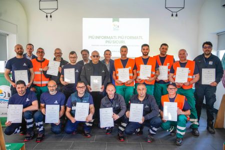 Ecoross premia 18 lavoratori per l’impegno nella sicurezza sul lavoro