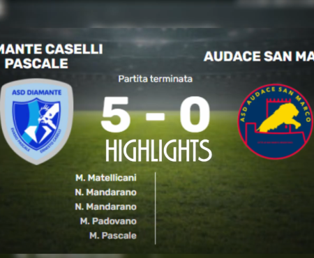 Asd Diamante vs Audace S. Marco 5-0 Highlights