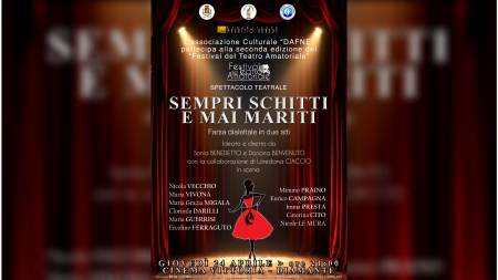 Diamante: Teatro Amatoriale. Giovedì 24 aprile in scena “Sempre schitti e mai mariti”