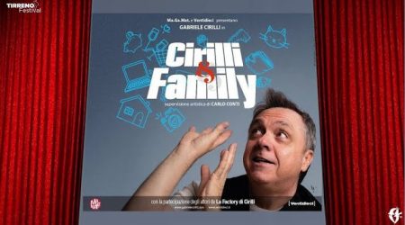 Teatro a Diamante: Standing ovation per Gabriele Cirilli & Family