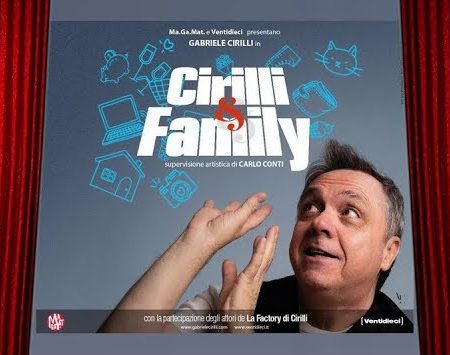 Teatro a Diamante: Standing ovation per Gabriele Cirilli & Family