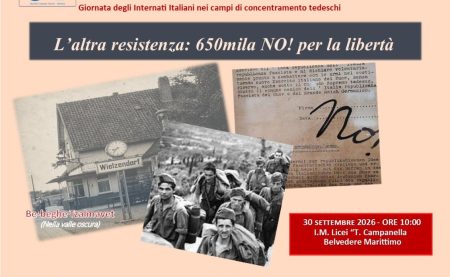 Belvedere M.mo: Ai Licei T. Campanella un convegno per ricordare gli Internati Militari Italiani