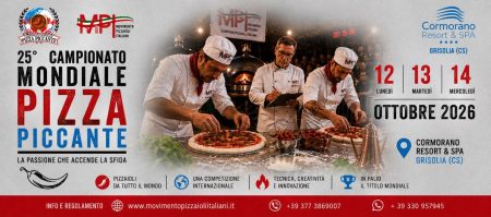 Grisolia: Si scaldano i forni per il 25° Campionato Mondiale di Pizza Piccante