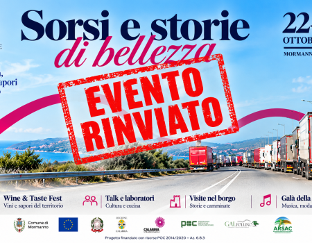Mormanno: Rinvinato “Sorsi e storie di bellezza” in segno di solidarietà versi gli autotrasportatori 