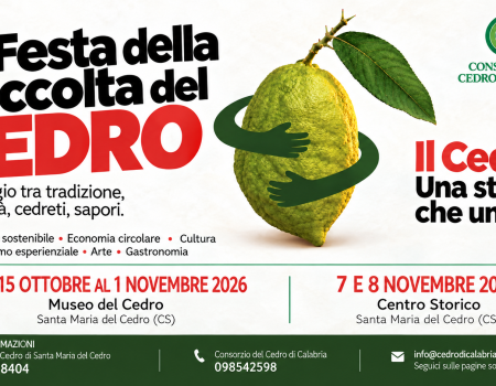 Santa Maria del Cedro: Torna la “Festa della Raccolta” tra cedriere, incontri e tradizione