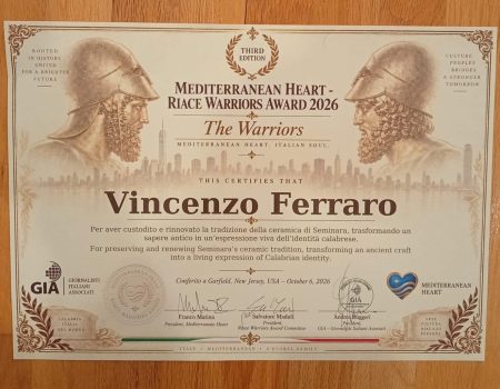 L’arte della ceramica di Seminara conquista gli Stati Uniti. Premiato Il maestro Vincenzo Ferraro