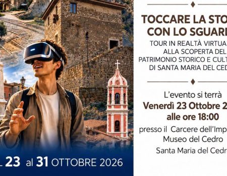 Santa Maria del Cedro: al via il progetto “Toccare la storia con lo sguardo”