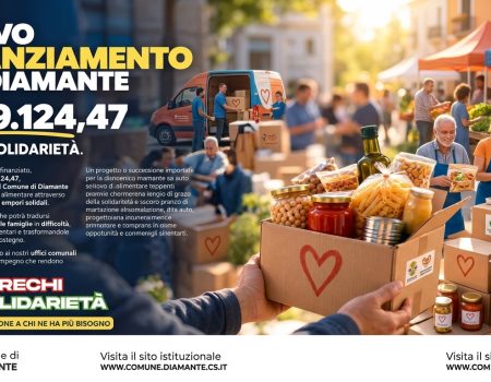 Diamante: Fondi regionali per la solidarietà. Finanziato il progetto contro lo spreco alimentare