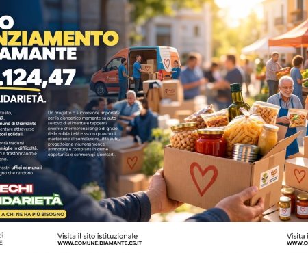 Diamante: Fondi regionali per la solidarietà. Finanziato il progetto contro lo spreco alimentare